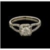 Image 1 : 0.87ctw Diamond Ring - 14KT White Gold