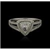 Image 1 : 14KT White Gold 1.70ctw Diamond Ring