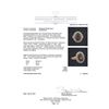 Image 3 : 11.69ct Red Zircon and Diamond Ring - 14KT Rose Gold