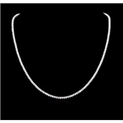 18KT White Gold 3.39ctw Diamond Necklace