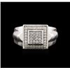 Image 1 : 0.43ctw Diamond Ring - 14KT White Gold