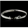 Image 3 : 14KT White Gold 2.93ctw Diamond Bracelet