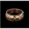 Image 1 : 0.68ctw Light Brown Diamond Ring - 14KT Rose Gold