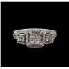 Image 1 : 1.02ctw Diamond Ring - 14KT White Gold