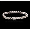 Image 2 : 14KT White Gold 1.80ctw Diamond Tennis Bracelet