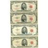 Image 1 : 1963 $5 Red Seal Bill Lot of 4