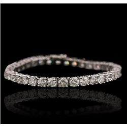 14KT White Gold 11.53ctw Diamond Tennis Bracelet