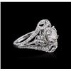 Image 2 : 18KT White Gold 2.37ctw Diamond Ring
