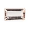 Image 1 : 2.75ctw. Natural Emerald Cut Morganite