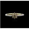 Image 1 : 14KT Yellow Gold 0.50ctw Diamond Ring