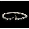 Image 3 : 14KT White Gold 4.78ctw Diamond Tennis Bracelet