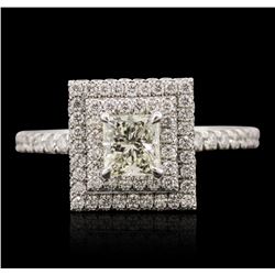 14KT White Gold 1.57ctw Diamond Ring