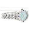 Image 3 : Rolex Stainless Steel Diamond and Sapphire DateJust Ladies Watch