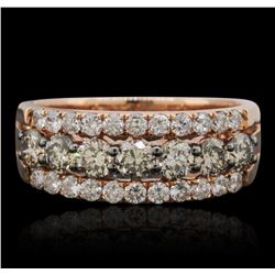 14KT Rose Gold 1.16ctw Diamond Ring