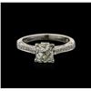 Image 1 : EGL INT Cert 1.83ctw Diamond Ring - 18KT White Gold