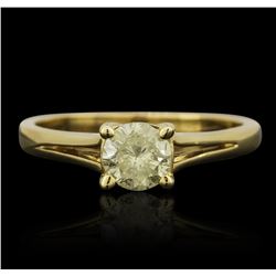 14KT Yellow Gold 0.57ct Brilliant Cut Diamond Ring