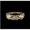 Image 1 : 0.03ctw Diamond Ring - 14KT Yellow Gold