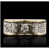 Image 1 : 18KT Yellow Gold 0.45ctw Diamond Ring