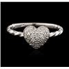 Image 1 : 14KT White Gold 0.30ctw Diamond Ring