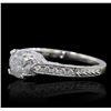 Image 2 : 18KT White Gold 1.27ctw Diamond Ring
