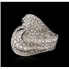 Image 2 : 18KT White Gold 2.23ctw Diamond Ring