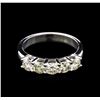 Image 1 : 1.00ctw Diamond Ring - 14KT White Gold