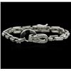 Image 1 : 14KT White Gold 1.21ctw Diamond Bracelet