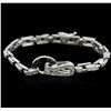 Image 2 : 14KT White Gold 1.21ctw Diamond Bracelet