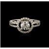 Image 1 : 18KT White Gold 1.17ctw Diamond Ring