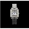 Image 1 : Chopard Stainless Steel 2.15ctw Diamond Happy Sport Watch