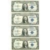 Image 1 : 1935 $1 Silver Certificate Lot of 4 Assorted Bills