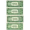 Image 2 : 1935 $1 Silver Certificate Lot of 4 Assorted Bills