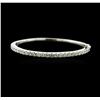 Image 1 : 14KT White Gold 3.12ctw Diamond Bangle Bracelet