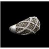 Image 2 : 1.50ctw Fancy Brown Diamond Ring - 14KT White Gold