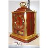 Image 2 : SCHATZ MADE IN GERMANY MAHOGANY AND BRASS QUARTZ MANTEL CLOCK