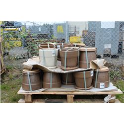 PALLET LOT OF BEIGE AND OFF WHITE PLANTERS