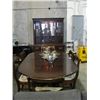 Image 1 : 2PC GIBBARD SOLID MAHOGANY DINING ROOM SUITE; DINING ROOM TABLE WITH 2 LEAFS, 7 CHAIRS, BUFFET AND