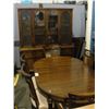 Image 1 : 11PC GIBBARD DINING ROOM SUITE; TABLE WITH 2 LEAFS, 6 CHAIRS AND BUFFET AND HUTCH