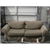 Image 1 : SKLAAR PEPPLAR OLIVE GREEN UPHOLSTERED SOFA