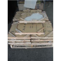 PALLET LOT OF 15 SMALL MARBLE TABLE TOPS