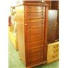 Image 1 : Victorian pitch pine specimen cabinet compris…