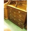 Image 1 : Late 18c five drawer chest with original lock…
