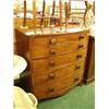 Image 1 : Regency mahogany bow fronted chest of drawers…