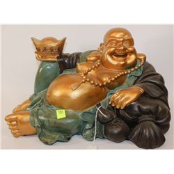 POLYRESIN HAPPY BUDDHA STATUE
