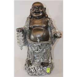 POLYRESIN HAPPY BUDDHA STATUE