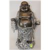 Image 1 : POLYRESIN HAPPY BUDDHA STATUE