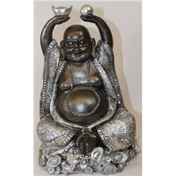 POLYRESIN HAPPY BUDDHA STATUE