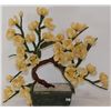 Image 1 : HAND CARVED JADE STONE PLUM BLOSSOM TREE