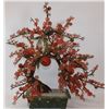 Image 1 : HAND CARVED JADE STONE PEACH TREE