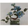 Image 1 : HAND CARVED JADE STONE PEONY